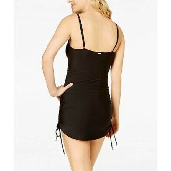 Calvin Klein Convertible Tummy-Control Swimdress - Picture 3 of 9